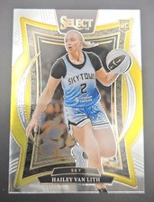 2025 Panini WNBA Select Hailey Van Lith #30 Concourse RC Sky