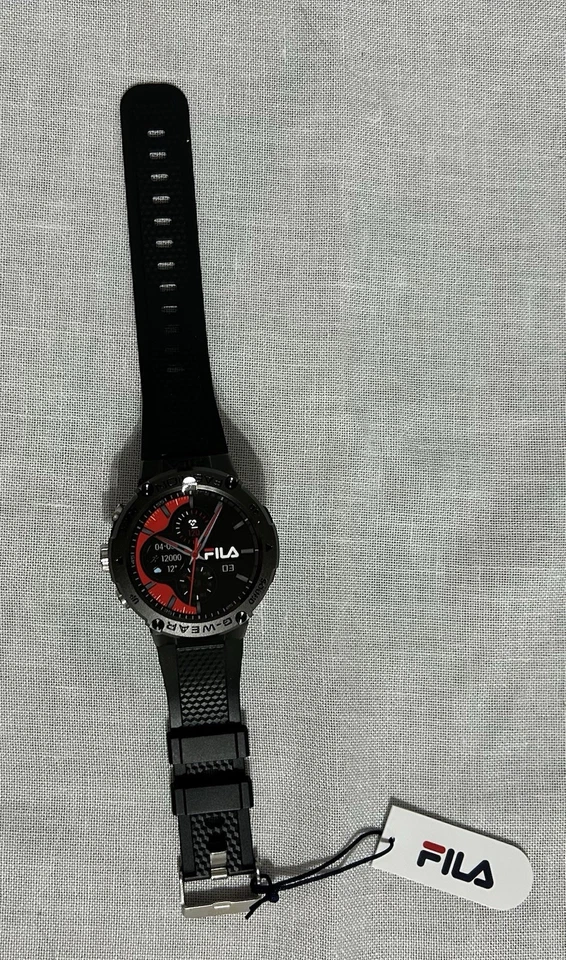Reloj inteligente unisex FILA APEX digital con correa de silicona negra Foto 2 de 4