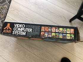 Atari 2600 Game Console Lot , Storage Box , Games And More