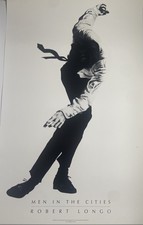 ROBERT LONGO MEN IN THE CITIES  GALLERY Black & White Photographic Poster