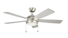 Kichler Starkk 52″ 5 Blade LED Ceiling Fan 330174NI Transitional Brushed Nickel