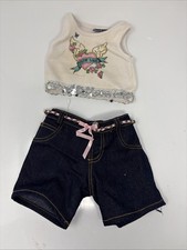 build a bear denim Pants And Tank Top