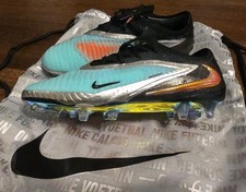 Size 5.5 Nike Phantom 6 Elite FG Low ‘Chrome/Black’ New Men’s IH3737-001 