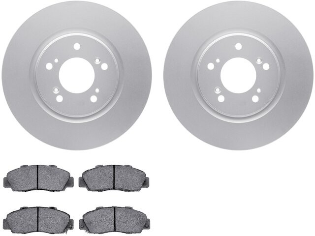 Front Brake Pad and Rotor Kit For 1997-2005 Acura NSX 1998 1999 2000 HF712YY