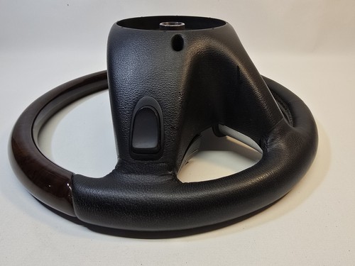 2006-08 Mercedes W164 ML500 ML550 GL450 Steering Wheel Black Leather & Wood - Picture 15 of 17