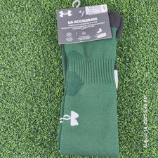 Under Armour UA Accelerate Socks Cushioned Football  Baseball Over The Calf New