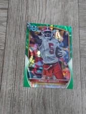 RAKIM JARRETT 2022 BOWMAN CHROME U GREEN LAVA CARD 2.#86/99.