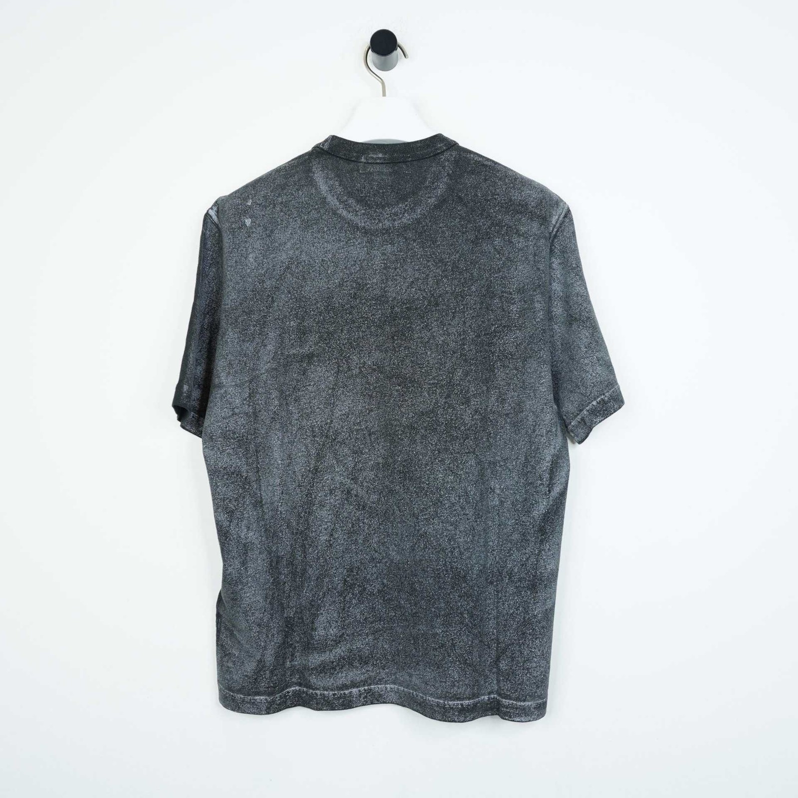 Stone Island Black Reflective Lamination T-Shirt - Unique Design image 3