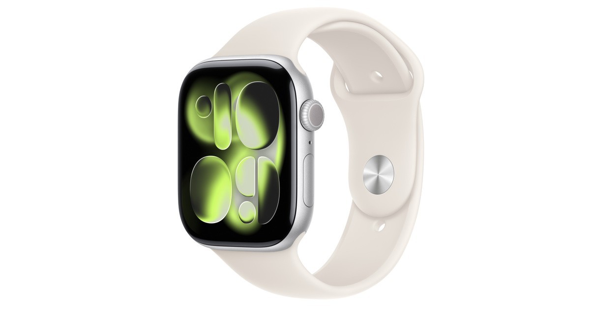 その他 Apple WatchSE Apple WATCH series 11 42mm GPS A3331 - Silver ALUMINUM Starlight