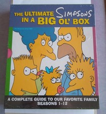 The Ultimate Simpsons In A Big Ol' Box by Matt Groening 3xBook Boxset Sealed