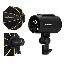 Profoto A2 The Little Big Off Camera Flash Head w/ Glow 24" ParaSnap Octa Softbo