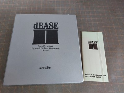 Ashton-Tate Dbase II 2 Relational Database Management System Manual Binder