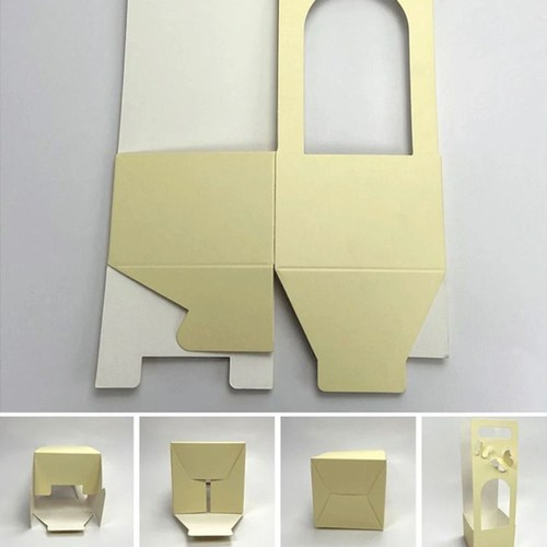 Paper Foldable Flower Box DIY Flower Container Box New Bouquet Wrapping Box - Picture 5 of 20