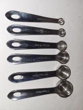 MIU FRANCE Stainless Steel Measuring Spoons, set of 6 (D3)