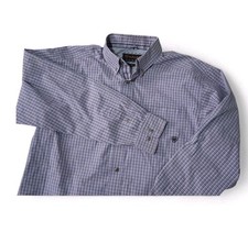 Ariat Pro Series Mens Large Button Down Shirt Wicking Cowboy Western Rodeo