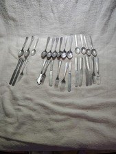 Vintage Children  s Aluminum Play Silverware set Made In Germany And USa