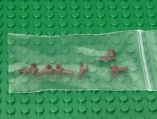 Lego 6 Pieces Reddish Brown Hand 3 Pairs City,Star Wars Mini Figures Body Parts