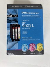 HP 902XL Multi-Pack Color Cyan Magenta Yellow Cartridges. NEW SEALED Expired