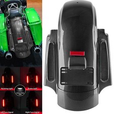 Carbon Fiber LED Rear Fender System For Harley CVO Road Electra Glide 2009-2013