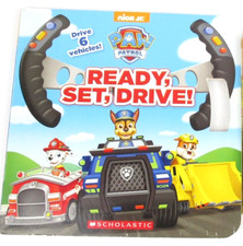 Ready, Set, Drive Paw Patrol Board Book  Very Good