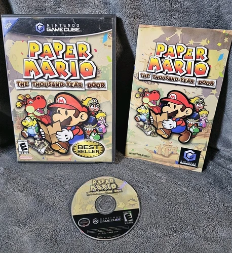 Paper Mario: The Thousand-Year Door (Nintendo Gamecube, 2004) Tested CIB READ