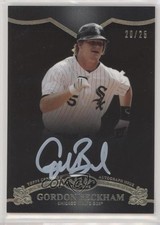 2012 Topps Tier One On the Rise White Ink 20/25 Gordon Beckham #OR-GB Auto 03hd