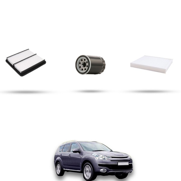 Hoffcar Set Service - 3 Filter FüR Citroen 2.4 16V 125KW Von 2007-image