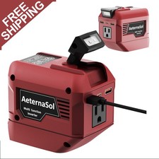 220W-250W Power Inverter for Milwaukee Battery AC 110V Outlet Portable Camping
