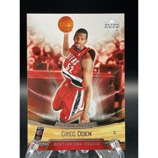 2007 Upper Deck GREG ODEN Box Set Rookie Card Portland Trail Blazers #20 RC. rookie card picture