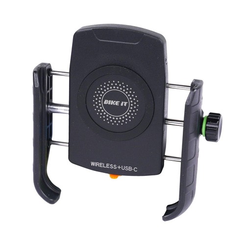 Bike It Wireless USB-C Motorcycle Motorbike Phone Charger & Waterproof Holder - 第 2/7 張圖片