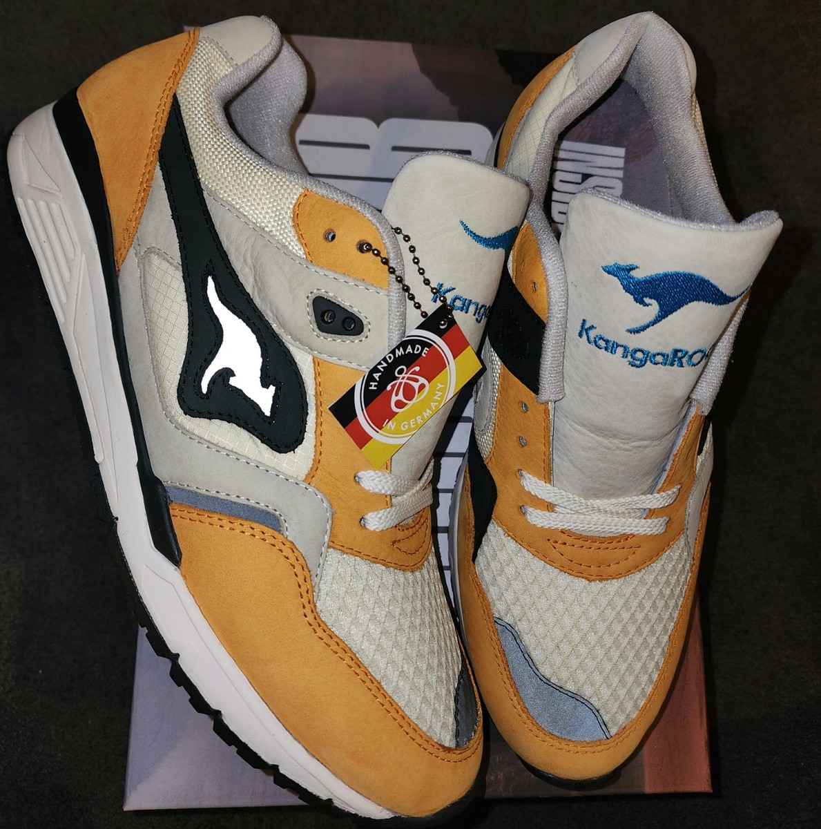 Kangaroos Made In Germany - Inside Job 1.5 Saffron - Mens Size 10