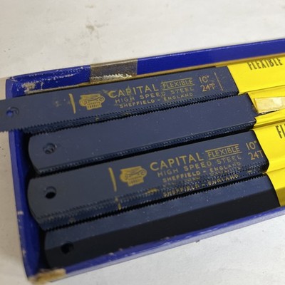 100 pcs Capital 10'' X 1/2'' X 24 TPI  HSS Hand Hack Saw Blades