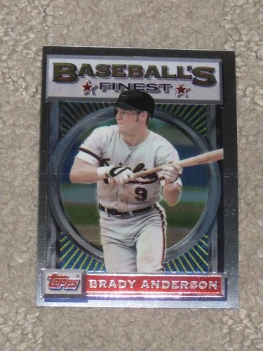 1993 Topps Finest Brady Anderson #71 Excellent to Mint