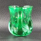 Boyd's Crystal Art Glass MINI PITCHER #30 MINT GREEN 10-17-83 Glows NOS — photo 6