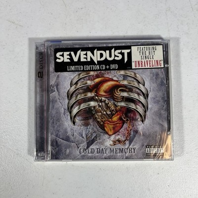 Nice Used SEVENDUST Dual CD DVD - Cold Day Memory CD/DVD 2010 Asylum Metal Rock