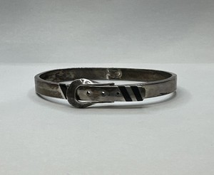 Sterling Silver Belt Buckle Bracelet | eBay