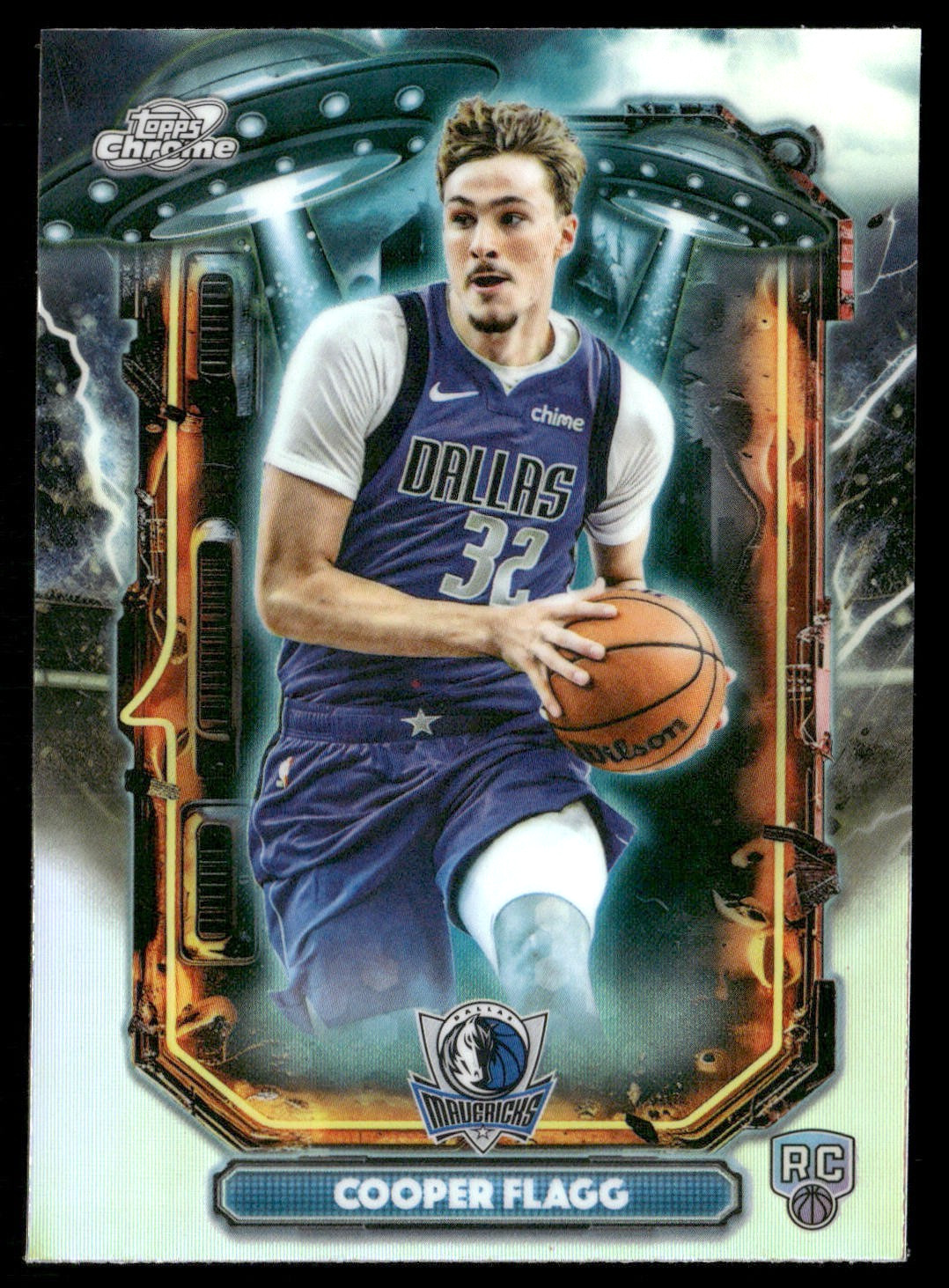 2025-26 Topps Cosmic Chrome Cooper Flagg Extraterrestrial Talent Refractor (RC)