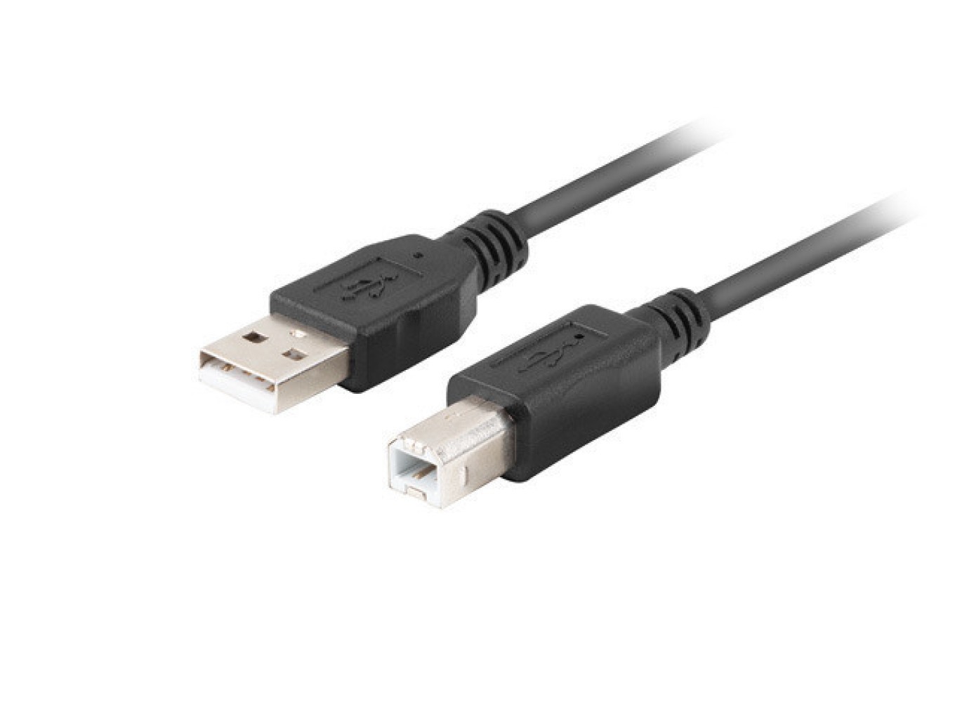 USB-A(M)-USB-B(M) 2.0 1.0M CABLE BLACK CA-USBA-15CU-0010-BK