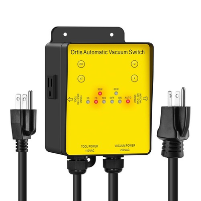 #ad 220V Automatic Vacuum Switch Ortis Dust Collector Switch for 110V Tools and ... $56.25