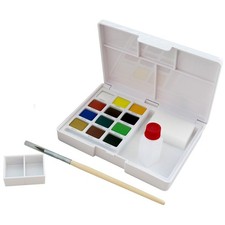 Sakura Petit Color: 12-Color Pocket Size Solid Watercolor Art Set