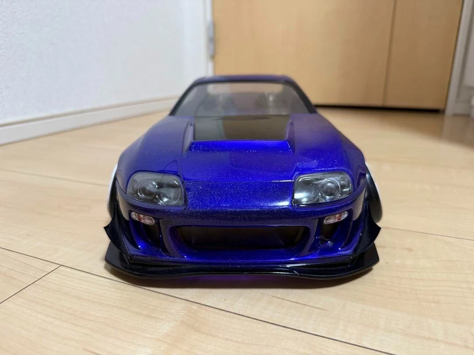 Exceed 1/10 Scale 80 Toyota Supra RC Drift Car Body Shell only Painted - Image 3 of 4