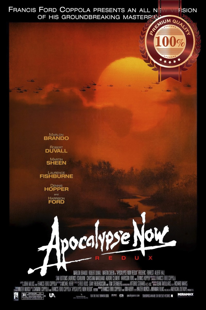 APOCALYPSE NOW OFFICIAL 70s FILM MOVIE ORIGINAL CINEMA PRINT