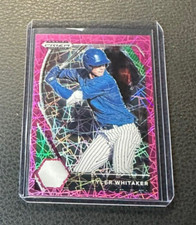 2021 Prizm Draft Picks Tyler Whitaker Pink Velocity Prizm