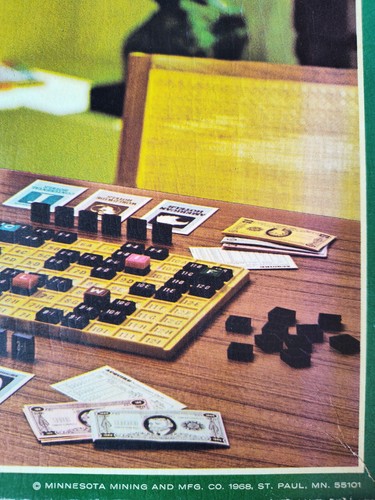 ACQUIRE 3M Bookshelf Board Game Vintage 1968 Rare - Picture 4 of 14