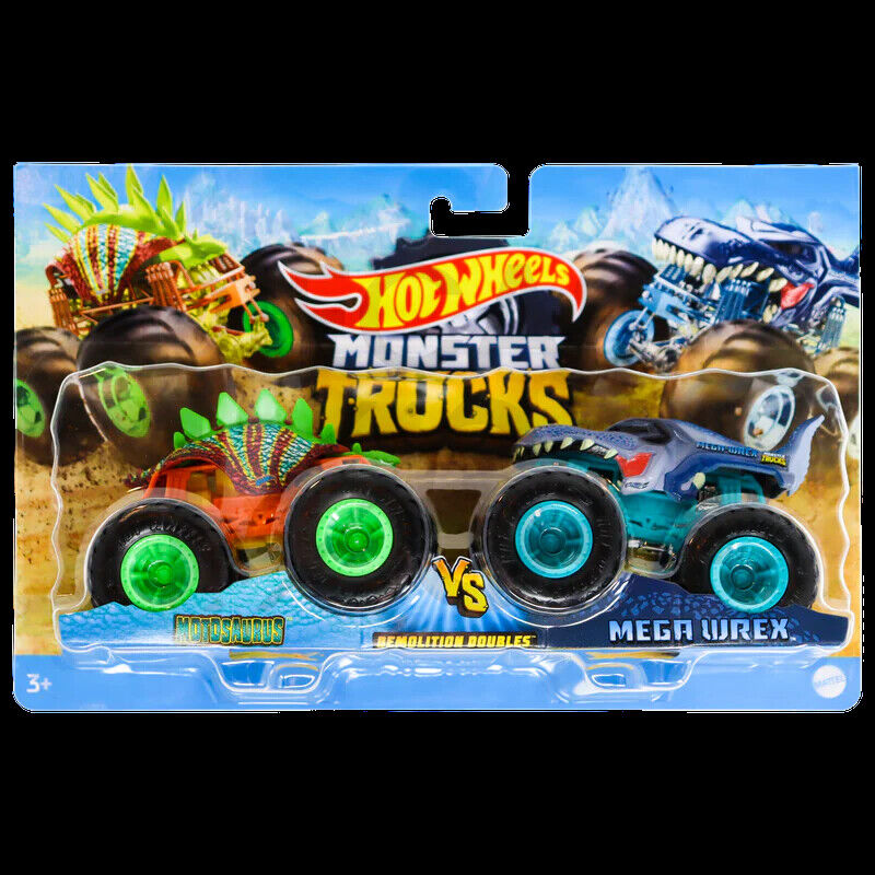 Conjunto com 2 Carrinhos Hot Wheels - Monster Trucks - Demolition Doubles -  Sortido - Mattel - superlegalbrinquedos