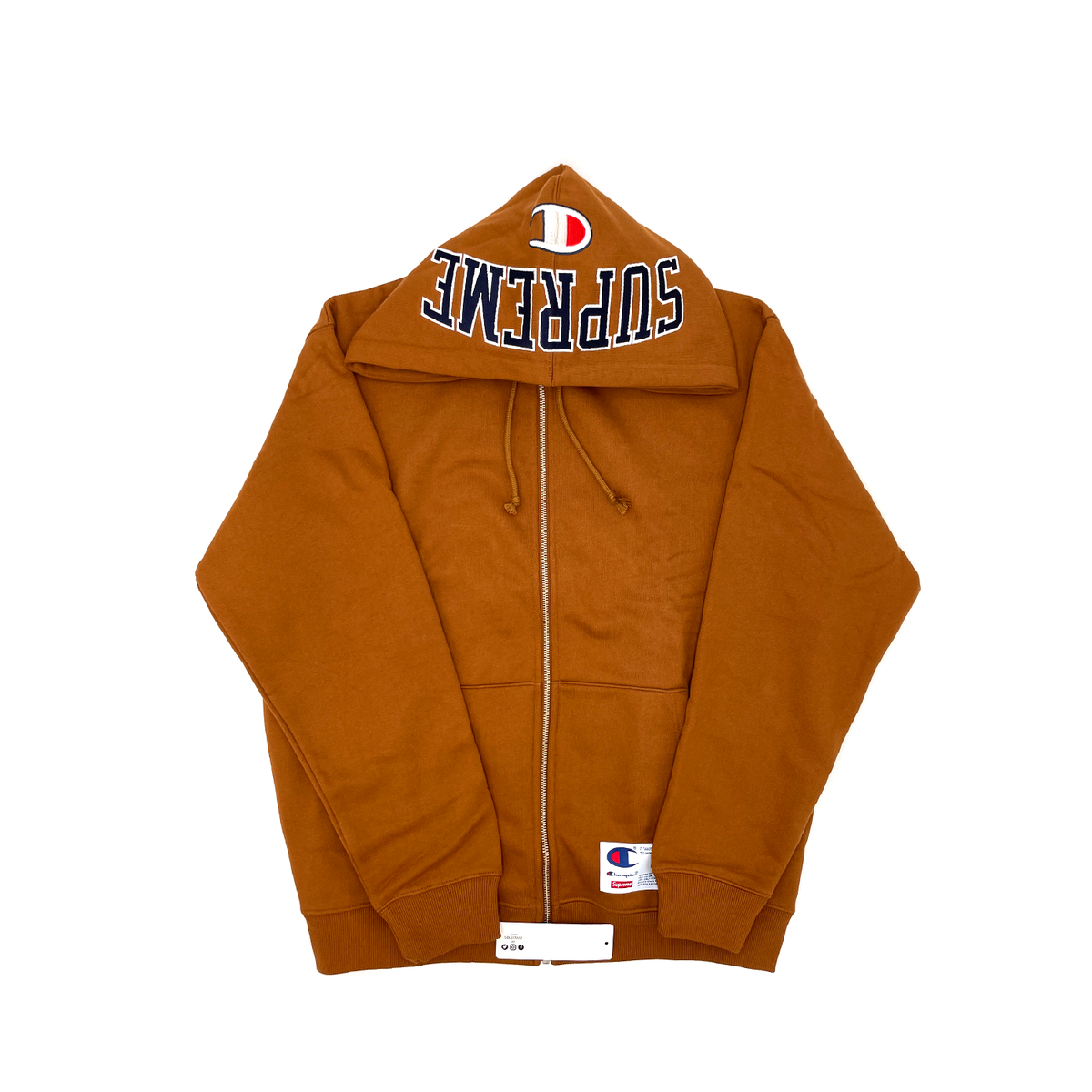 Supreme Champion Arc Logo Zip Up Sweat Brown (SUCHW003 Supreme Champion Arc Logo Zip Up Sweat Brown (SUCHW003