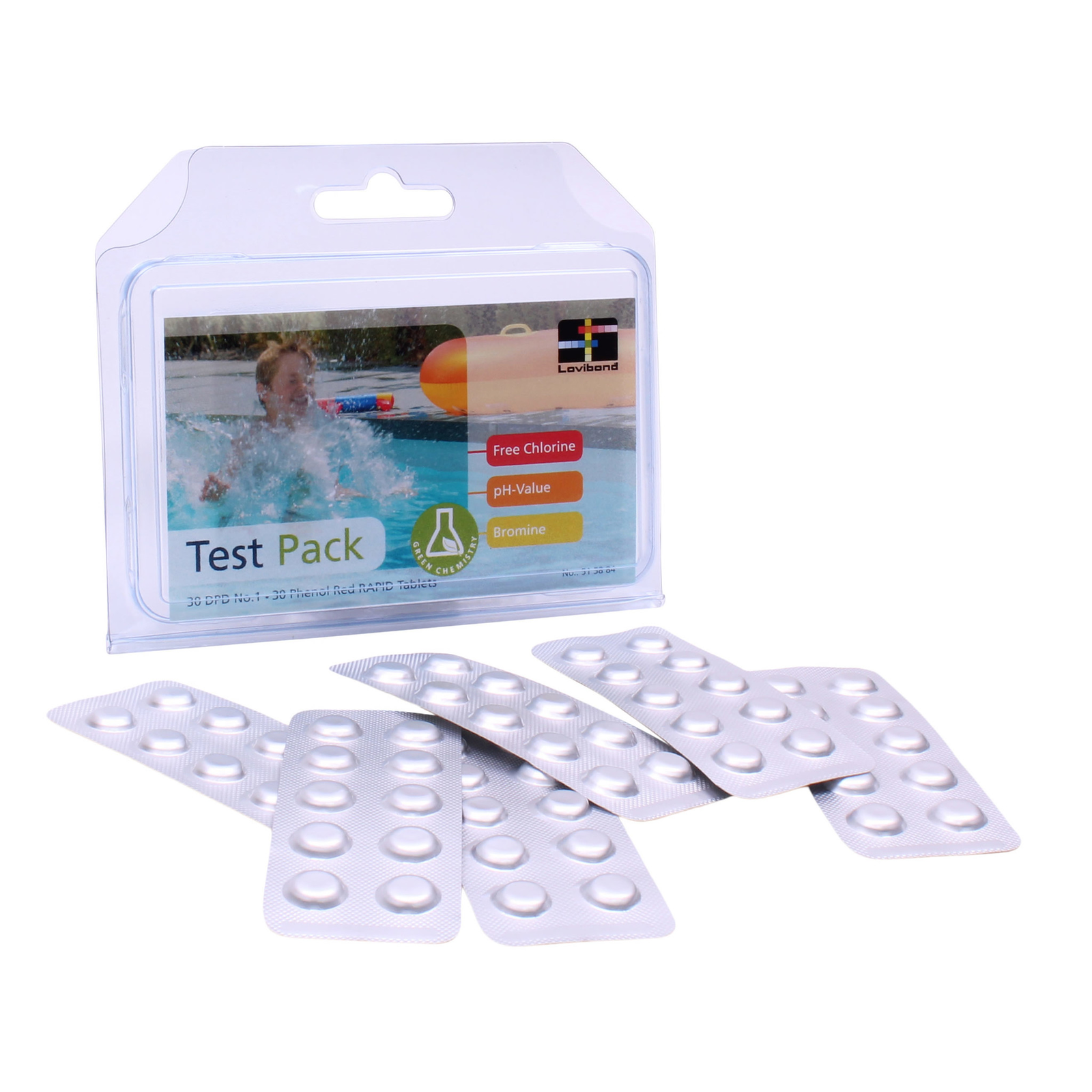 LOVIBOND WATER TESTING DPD n.1 (CLORO) RAPID + PH (PHENOL RED)  30+30 Tablets