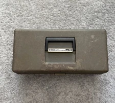 Vintage AdVenturer Fishing Tackle Box No. 1753 3 Tier 24 Compartments