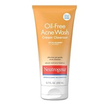 Neutrogena Oil-Free Acne Face Wash Cream Cleanser 2 Salicylic Acid 6.7oz 3-Pack