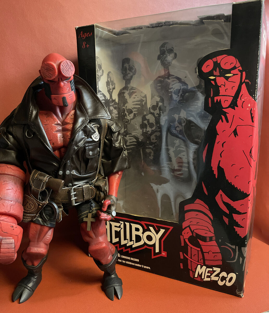 😈Hellboy RARE Mezco 18” Action Fgure, Closed Mouth Variant 😈Hellboy RARE Mezco 18” Action Fgure, Closed Mouth Variant